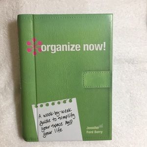 ORGANIZE NOW!  Hardback Spiral Book Jennifer Berry